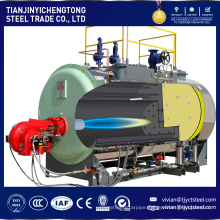 Factory direct Vertical 30-300kg / hr Gas Fired Steam Boiler Price